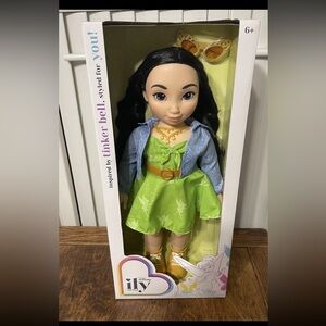 Disney ILY 4ever -  18" Doll Inspired by Tink Brunett Green
